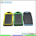 5000mAh Dual USB Port Solar Power Bank Charger External Battery Power Bank